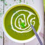 Pea Tarragon Soup, vegan, peas, soup, coconut milk, tarragon, easy recipe, 5 ingredients, how to,