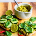 Guacamole on toast